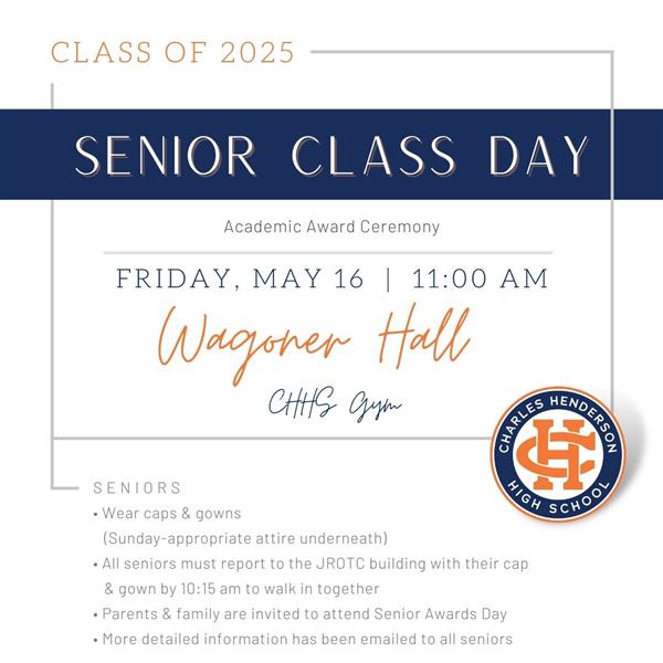 Senior Class Day Flyer